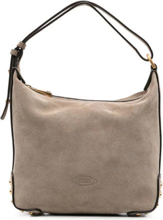 Tod's Tassen, Dames, Beige, ONE Size, Gommino Schoudertas