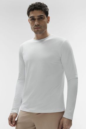 Alo | Conquer Reform Crewneck Long Sleeve Top in White, Size: Medium