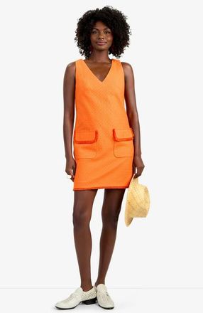 Trina Turk Waveson Sleeveless Dress in Orange Oasis at Nordstrom, Size 16