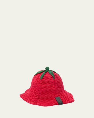 Loewe Crochet Tomato Bucket Hat