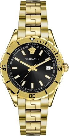 Versace Hellenyium Watch - Heren - Horloges - Geel - ONE Size - Accessoires