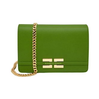 Elisabetta Franchi Donna, Borse, Verde, Taglia unica, new