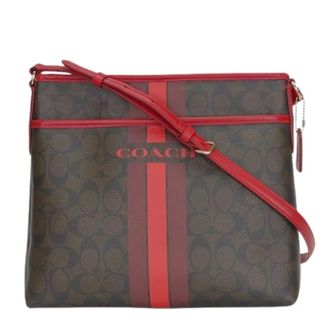 Coach Pre-owned Cross Body Bags, female, Brown, Size: ONE SIZE Pre-owned Signature PVC Shoulder Bag