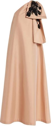 Bernadette Abito lungo a fiori - Toni neutri