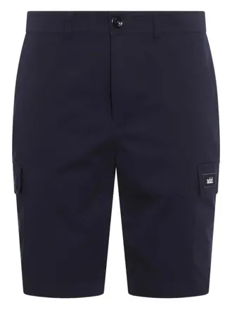 Add cotton cargo shorts - men - Cotton - 48 - Blue