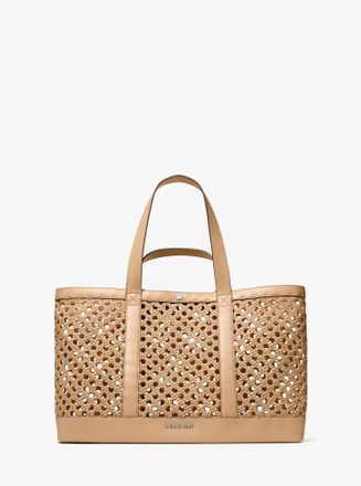 Michael Kors Whitley Medium Hand-Woven Tote Bag