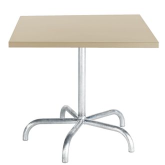 Schubiger M&ouml;bel Metalltisch S&auml;ntis Quadratisch