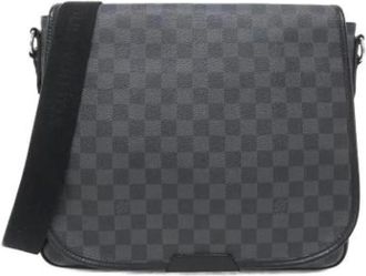 Louis Vuitton Pre-owned Cross Body Bags, male, Gray, Size: ONE SIZE Pre-owned Shoulder Bag