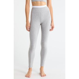 Beyond Yoga Space Dye High Waist Midi Leggings in Silver Mist at Nordstrom, Size X-Large