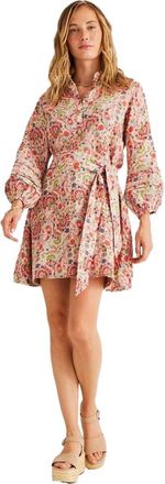 Calypso St. Barth Amelia Dress in Ivory Wallpaper Paisley at Nordstrom, Size X-Small