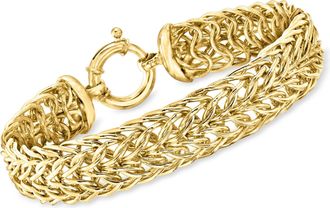 Ross-Simons 14kt Yellow Gold-Plated Multi-Link Bracelet
