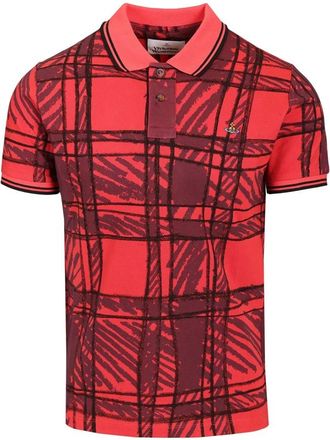 Vivienne Westwood Tops, Heren, Rood, L, Polo Shirt