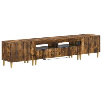 vidaXL Cabinet De Tv Led De 5 Piezas Arnhem Roble Ahumado Vidaxl