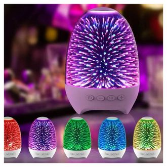 Trade Shop Trade Shop - Led Lampada Noticias Cassa 3d Bluetooth Integrated Effect Artificial Fuchi