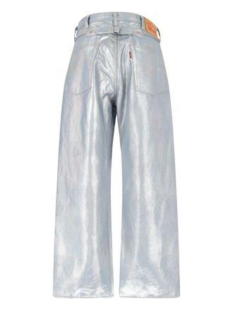 Junya Watanabe Womens Jeans Silver Cotton