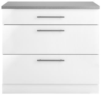 Wiho Küchen Unterschrank »Cali« 90 cm breit, mit 2 grossen Auszügen