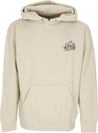 HUF Glow Po Hoodie Stone - Heren - Hoodies - Beige - M - Katoen - Hoodies & sweatvesten