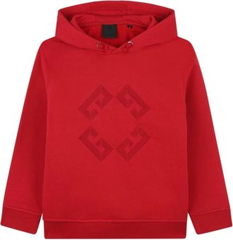 Givenchy Kids Sweatshirts, male, Red, 8 Y, Bordeaux Sweatshirt Aw25
