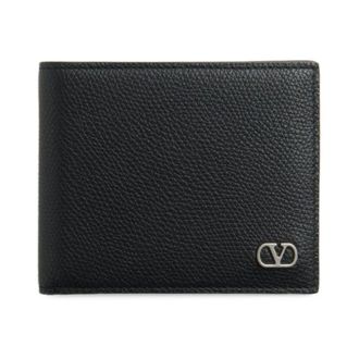 Valentino Garavani Wallets & Cardholders, male, Black, Size: ONE SIZE VLogo Signature Bi-Fold Wallet