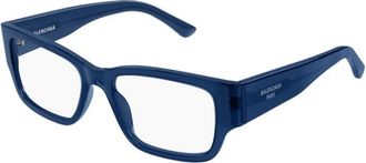 Balenciaga Optical Frame - Heren - Brillen - Blauw - 56 MM - Accessoires
