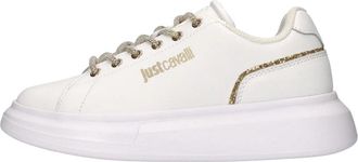 Just Cavalli Fondo Ursa Dis. SB1 - Dames - Sneakers - Wit - 38 EU - Leer - Schoenen