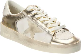 Golden Goose Stardan Con Collarino Leather & Suede Sneaker