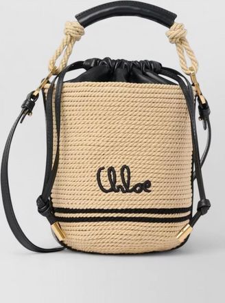Chlo&eacute; soleil cord bucket bag