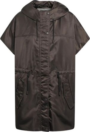 Max Mara Imbottito Smanicato - Dames - Bodywarmers - Bruin - XS - Jassen