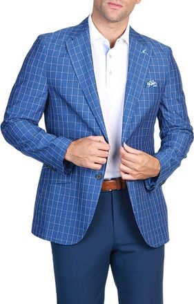 Tailorbyrd Mini Windowpane Sport Coat in Navy at Nordstrom Rack, Size 38Regular