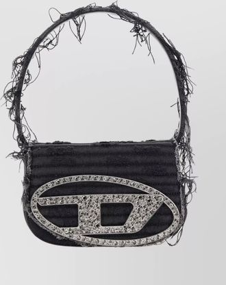 Diesel 1dr quilted canvas shoulder bag