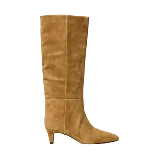 Twinset Stivali alti in camoscio - - Shoes - Donna - Beige - 41 EU