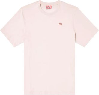 Diesel T-shirt It-Adjust-V10 con logo - Rosa