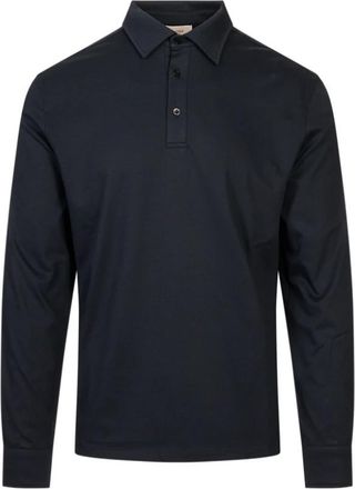 Agnona Polo Shirts - Heren - Polos - Blauw - XL - Tops