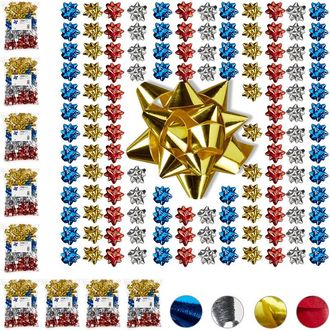 Relaxdays Relaxdays - Set of 1000 Gift Bows, Self-Adhesive, Bows for Christmas and Birthday Presents, ø 5 cm, Colourful