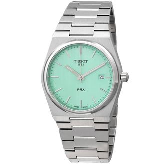 Tissot PRX Quartz Light Green Dial Mens Watch T137.410.11.091.01