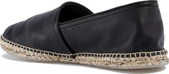 Ferragamo Mens Lamar Gancini Logo Espadrilles Black Shoes > Loafers & Sandals