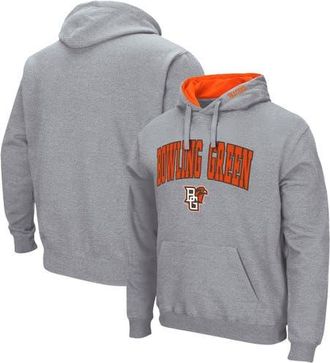 Colosseum Mens Colosseum Heathered Gray Bowling Green St. Falcons Arch and Logo Pullover Hoodie in Heather Gray at Nordstrom, Size Small