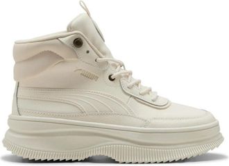 Puma Mayra Booties - Dames - Sneakers - Beige - 37 EU - Leer - Schoenen