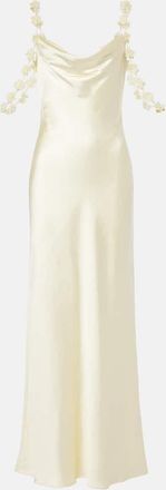 Self Portrait Abito lungo in raso