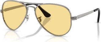 Ray-Ban Aviator Max Zonnebril - unisex - Zonnebrillen - Grijs - 58 MM - Accessoires