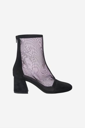 Free People Womens Wisteria Mesh Boots In Black