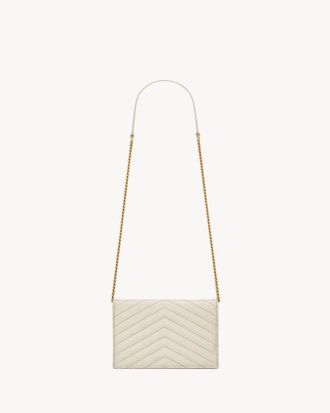 Saint Laurent Pocket SL Shoulder Bag - Ivory