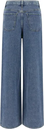 Theory High-Waisted Wide-Leg Jeans - Blue
