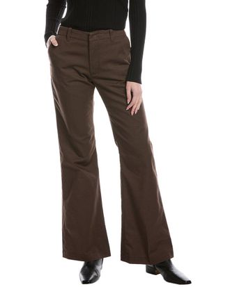 Re/Done Re/Done Mid-Rise Flared Trouser Chocolate Jean
