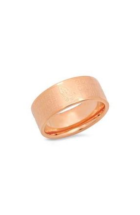 Steeltime Serenity Band Ring in Rose Gold at Nordstrom Rack, Size 9