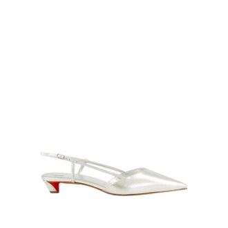 Christian Louboutin Miss Z Slingina 25 Slingback Pump - female - Christian Louboutin - Pumps - Gray - 4 UK - Shoes