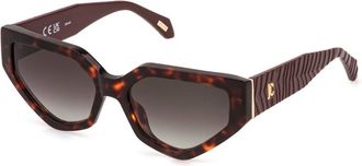 Just Cavalli SJC196 0909 Womens Sunglasses Tortoiseshell Size 56