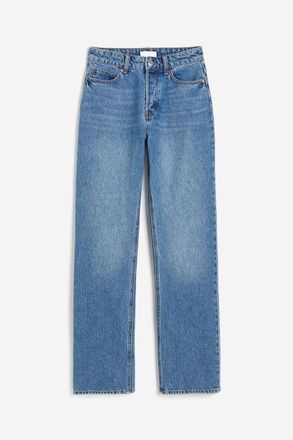 H&M Straight High Jeans - Blue