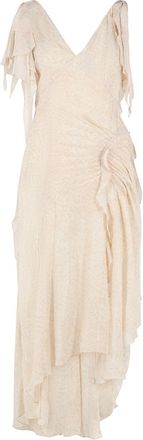 Isabel Marant Isabel Marant Tylena Ecru Silk Long Dress