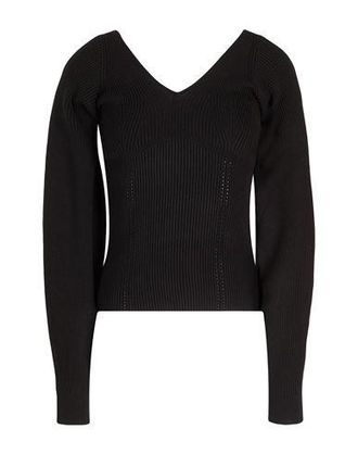 8 by YOOX VISCOSE BLEND OFF SHOULDER RIBBED TOP